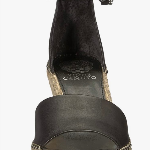 BRAND NEW. VINCE CAMUTO WEDGES in black leather size 11. Box included. - Picture 3 of 8
